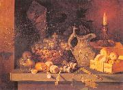 Ivan Khrutsky Still Life with a Candle Norge oil painting reproduction